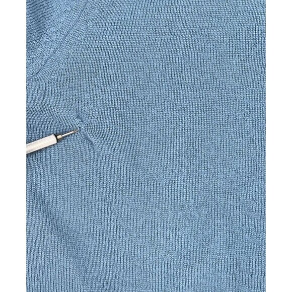 Banana Republic Womens Extra Fine Italian Merino Wool by Baruffa Sweater Size M - Picture 4 of 4